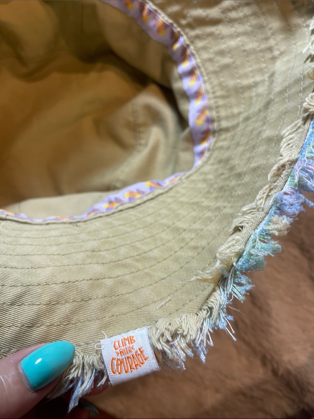 Floral Tropical Print Bucket Hat - Picture 5 of 5
